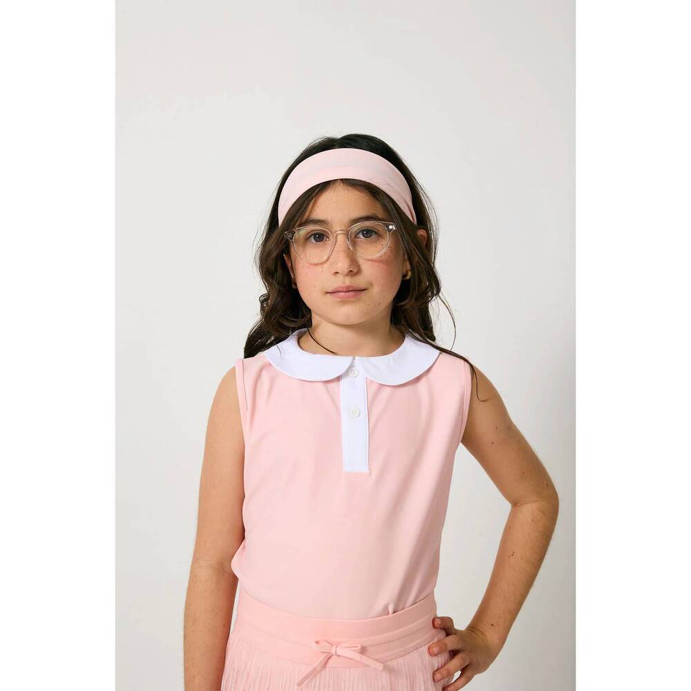 NEW COURTSIDE KIDS girly tank top in pink